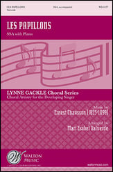 Les Papillons SSA choral sheet music cover